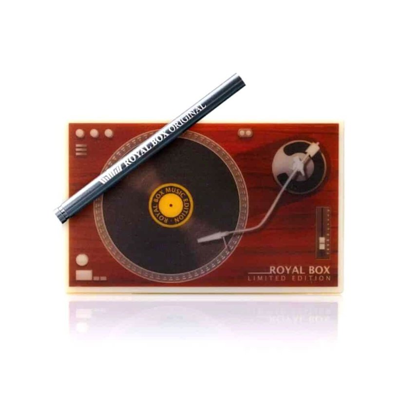 Royal Box Plastic Gramophone White – Stylové a praktické řešení pro šňupání