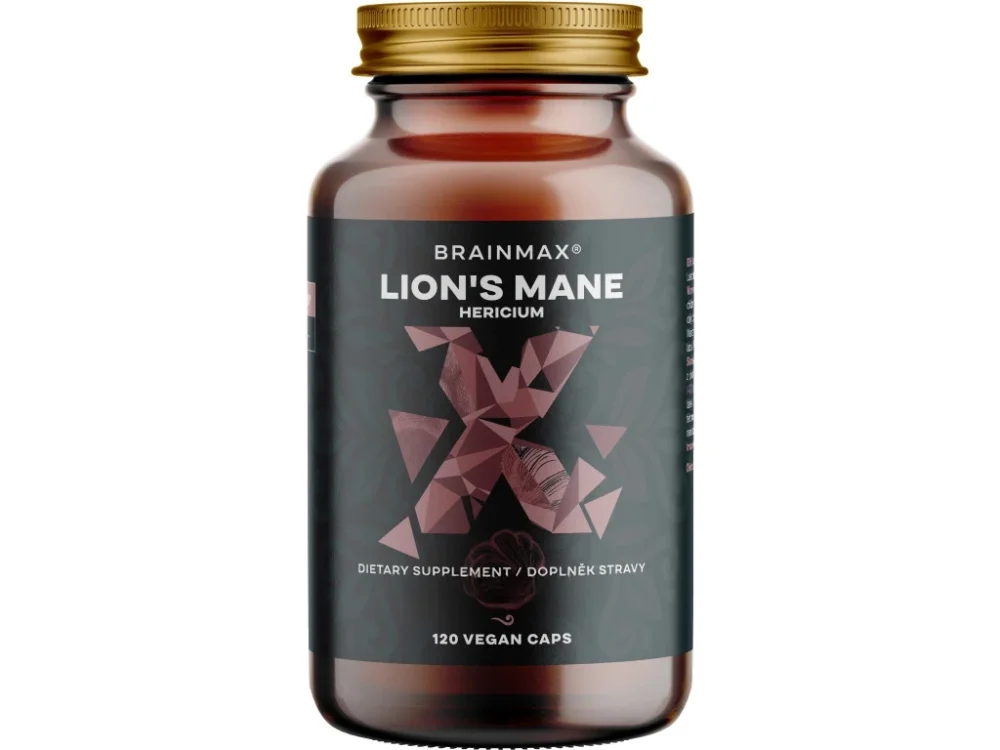 🌿 BrainMax Lion's Mane – extrakt z plodnice korálovca ježatého