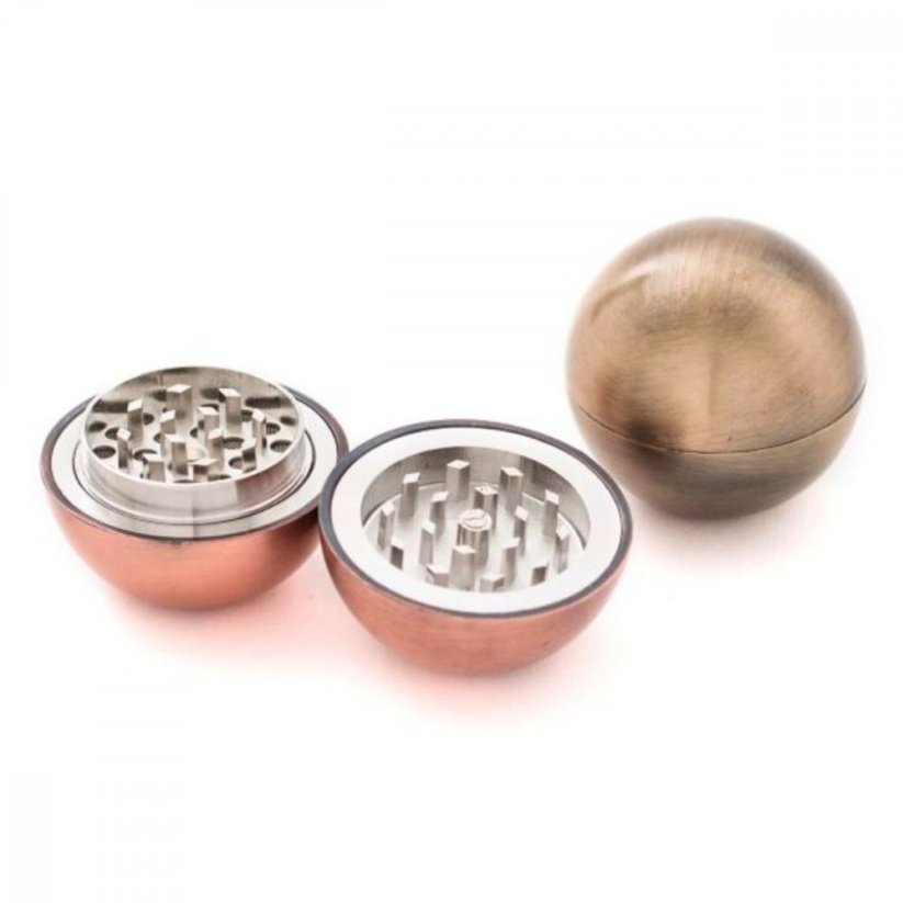 Kulatá kovová drtička – Pokeball – 2 části – 53 mm