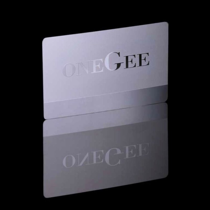 oneGee | Cutter Silver (Řezací karta)