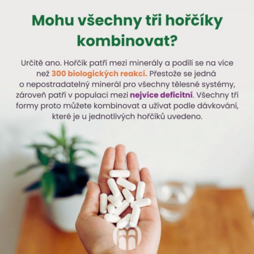 Performance Magnesium® 1000 mg - BrainMax | Hořčík 200 mg + Vitamín B6 P5P - 100 vegan kapslí