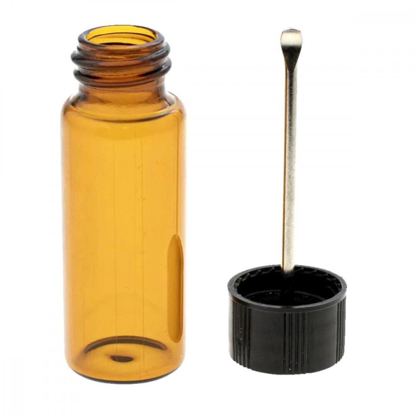 Glasflasche mit XL-Löffel
