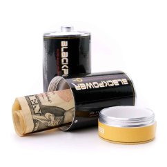 Fausse pile D - Boîte de rangement secrète