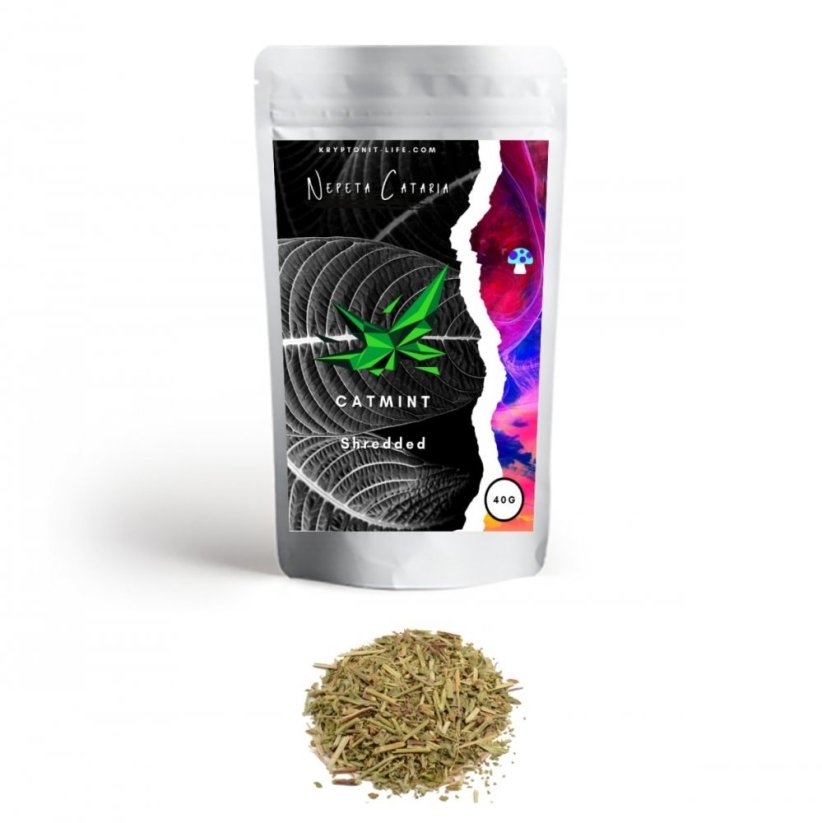 Šanta kočičí (Nepeta cataria) - "Catmint" - Drcená bylina - 40 g