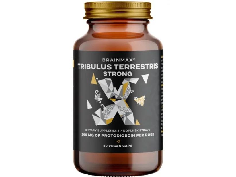 BrainMax Tribulus Terrestris Strong – maximální síla saponinů a protodioscinů, 60 rostlinných kapslí