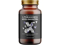 BrainMax L-Theanine & Myo-Inositol – jasná mysl, soustředění a vnitřní klid, 60 rostlinných kapslí