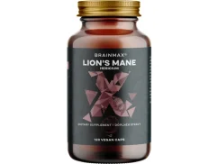 BrainMax Lion's Mane extrakt 400 mg | 50 % polysacharidů & 20 % beta-glukanů – 120 rostlinných kapslí
