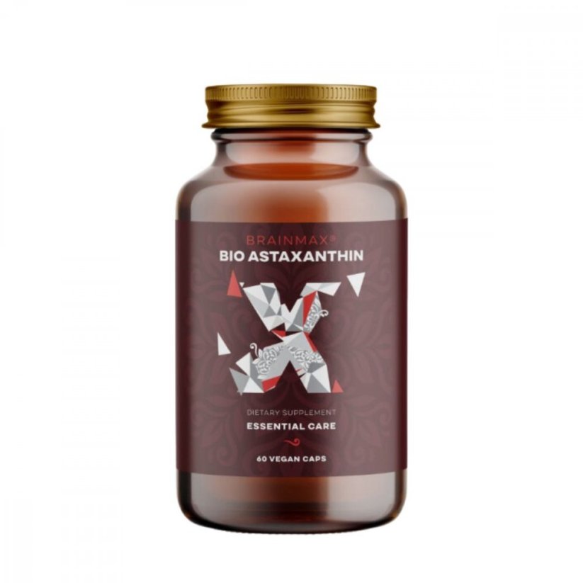 Astaxanthin (Astaxanthin) BIO - BrainMax | 8 mg - 60 pflanzliche Kapseln