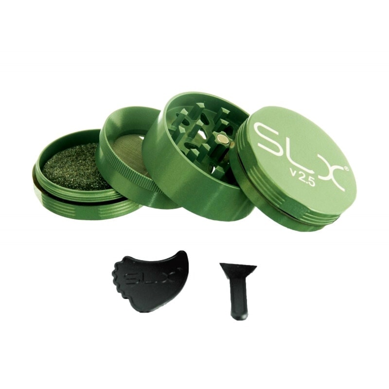 SLX Drtička Aluminium Non Sticky - Zelená - 4 části - 50mm