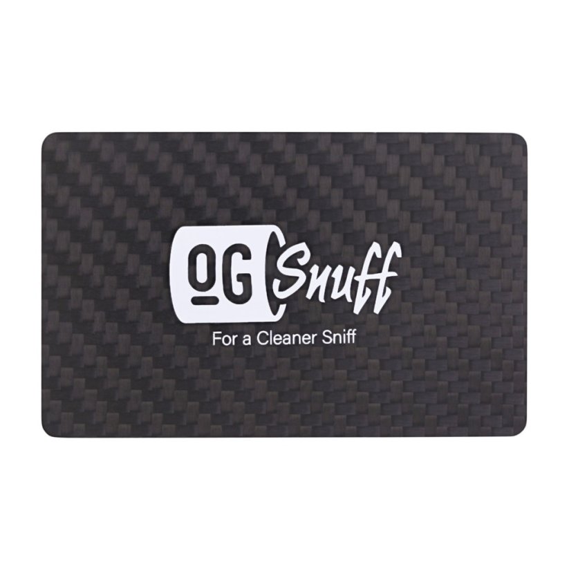 OG SNUFF - Kreditní karta - Uhlíkové vlákno