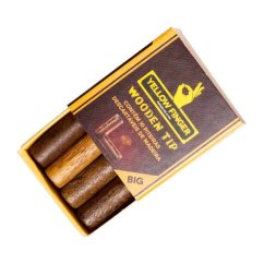 YELLOW FINGER - Wooden filters - BIG - 10 pcs.