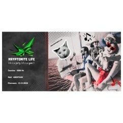 Dárkový poukaz – Kryptonite Life – „Party Boat“