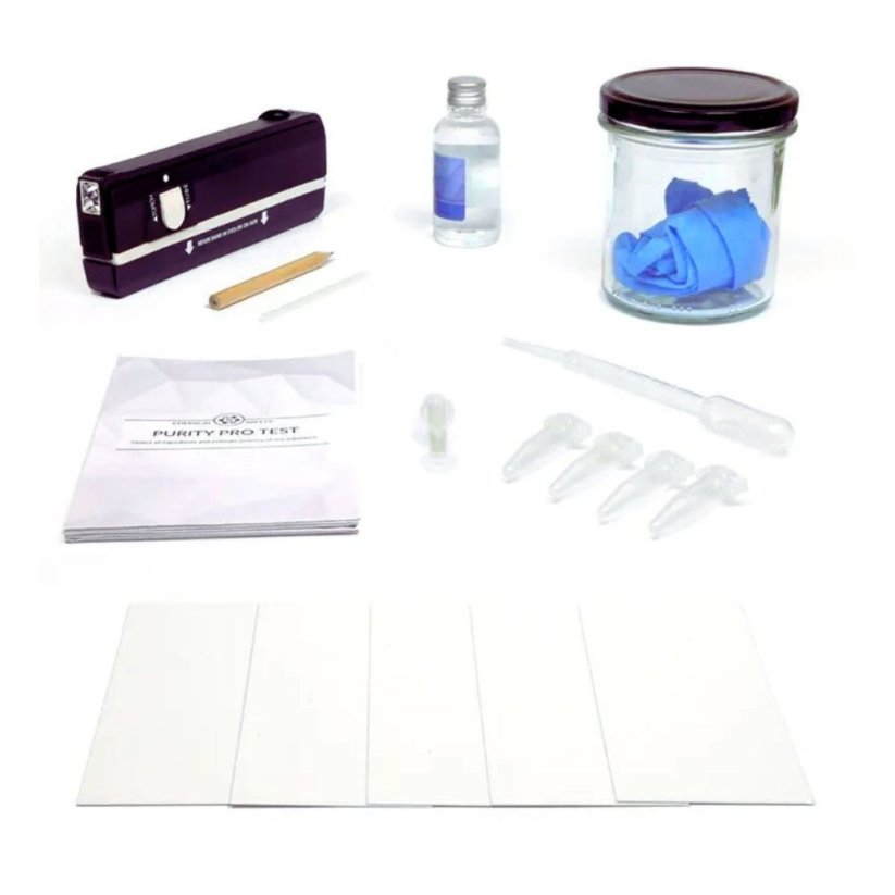 Kit de méthamphétamine (TLC) - Test PRO - Test de dépistage de drogues - % de pureté