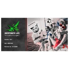 Dárkový poukaz – Kryptonite Life – „Party Boat“