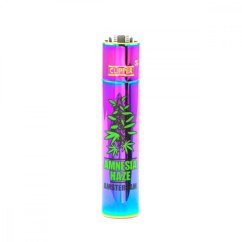 Kovový Clipper Zapalovač - "Amsterdam Amnesia" - ICY
