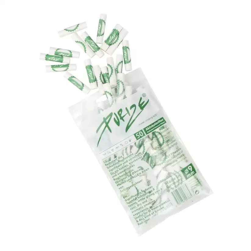 PURIZE - filtry s aktivním uhlím - Regular - 50 ks