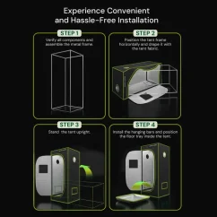 Mars Hydro 80×80×160 Pěstitelský stan (Complete Grow Tent Kit)