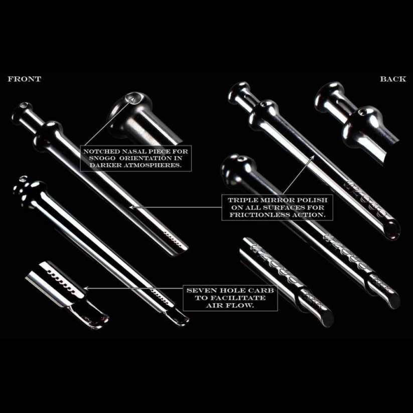 SNOGO - Exkluzívna šnupacia trubička - Silver