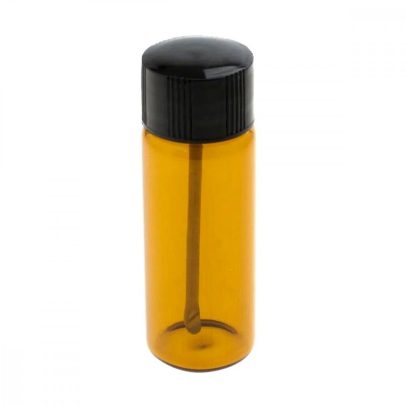 Glasflasche mit XL-Löffel