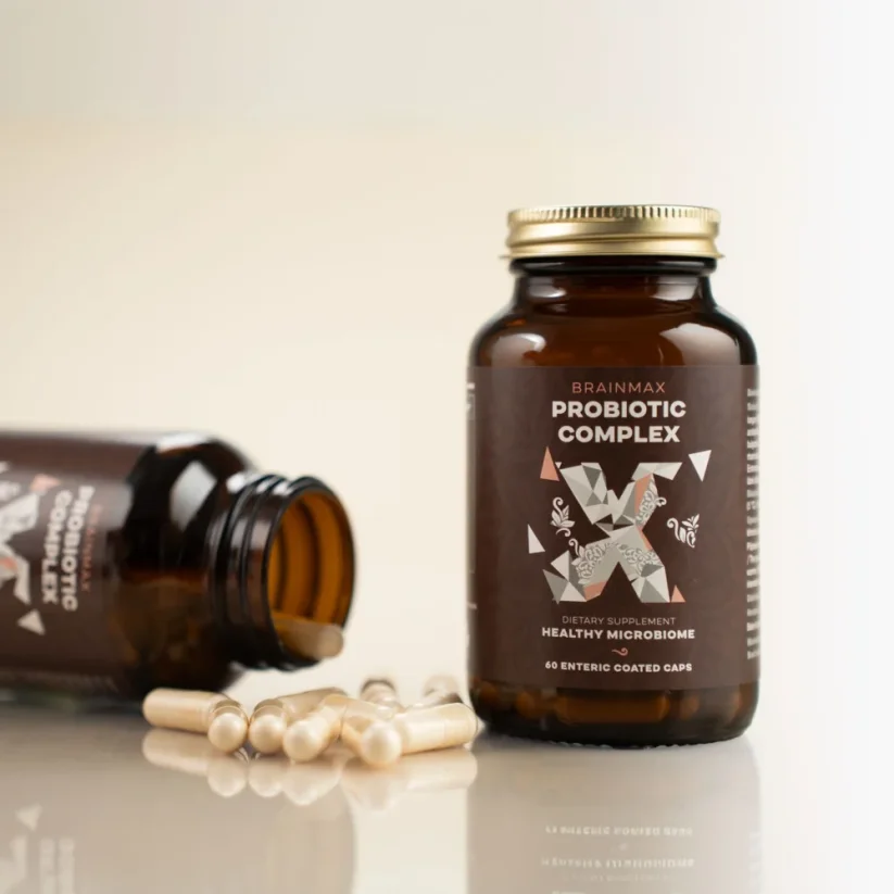 BrainMax Probiotic Complex 🌿 | Probiotiques & prébiotiques pour intestins & immunité