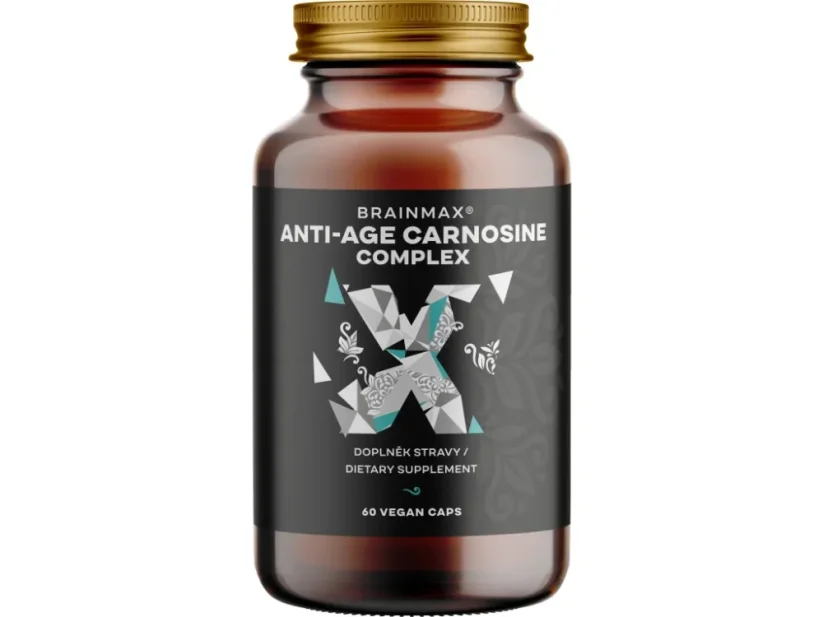 BrainMax Anti-Age Carnosine Complex | Complexe de carnosine pour énergie, cerveau & cœur – 60 gélules