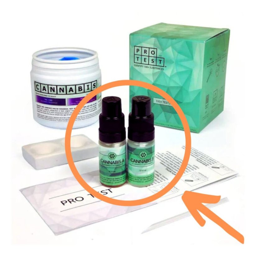 CANNABIS – PRE Test – Drogový test – Iba činidlo