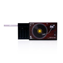 Royal Box Plastic Gramophone Black