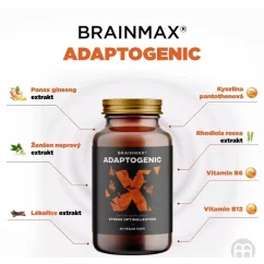 BrainMax - 1.5 Adaptogenic Hegemony - 60 kapslí - Stop únavě!