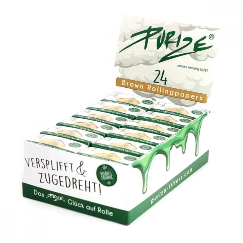 PURIZE - Brown Rolls - cigaretové papírky