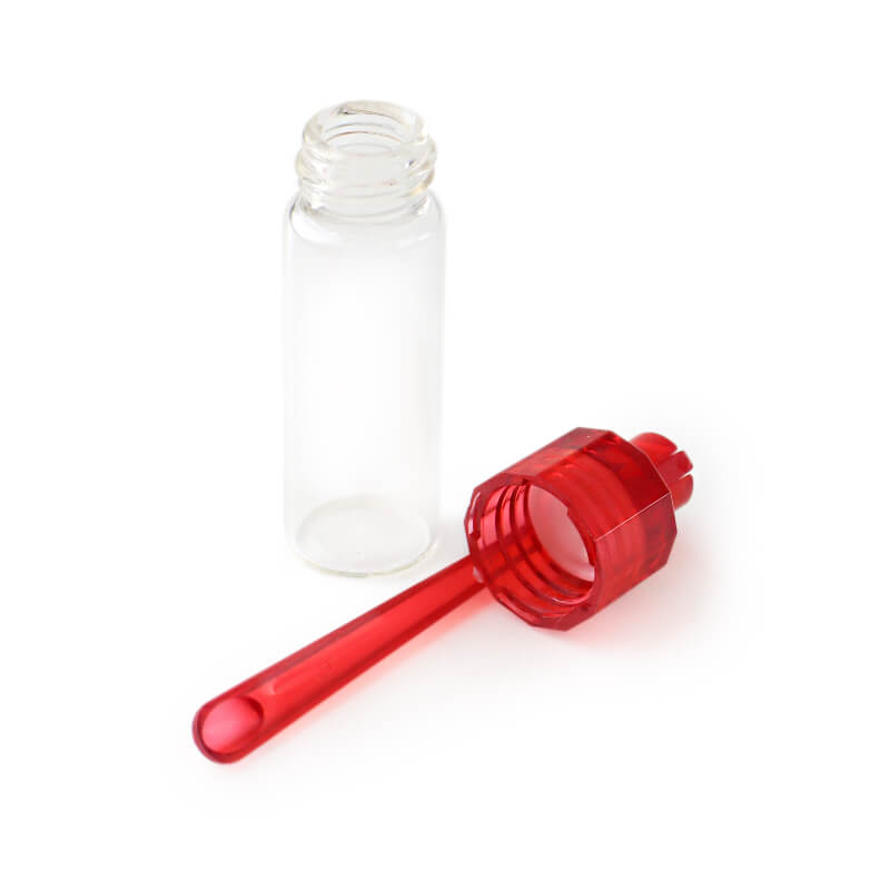 Pot doseur en verre avec cuillère