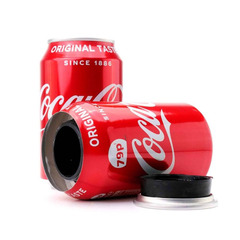 Falešná plechovka coca cola - Tajný úložný box (Nižší kvalita)