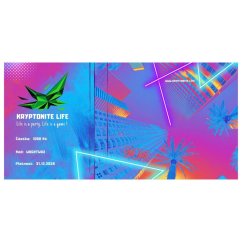 Dárkový poukaz – Kryptonite Life – „City Palms“