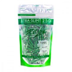 PURIZE - Filtry s aktivním uhlím - Extra Slim - Zelená - 250 ks