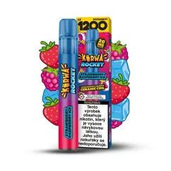 Kurwa Rocket - Strawberry Raspberry ICE (Strawberry & Raspberry with Ice) - 20 mg