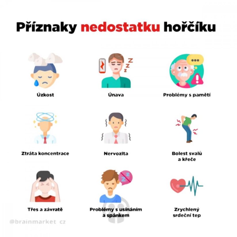 Performance Magnesium® 1000 mg - BrainMax | Hořčík 200 mg + Vitamín B6 P5P - 100 vegan kapslí