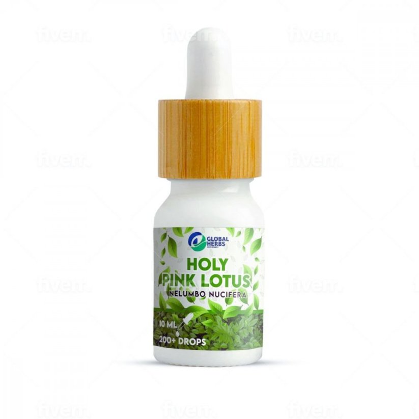Růžový leknín (Nelumbo Nucifera) - Alkaloidový Extrakt - Tinktura - 10 ml