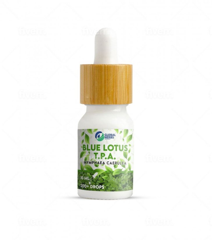 Modrý leknín (Blue lotus) - Alkaloidový Extrakt - Tinktura - 10 ml