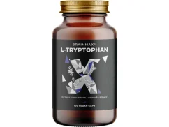 BrainMax L-Tryptophan | Fermentovaný L-tryptofan 430 mg – esenciální aminokyselina pro serotonin a melatonin, 100 kapslí