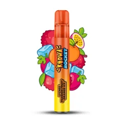 Kurwa Rocket - Lychee Passion Fruit Orange ICE (Liči, marakuja a pomeranč s ledem) - 20mg
