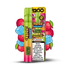 Kurwa Rocket - Lychee Tea ICE (Liči a zelený čaj s ledem) - 20mg