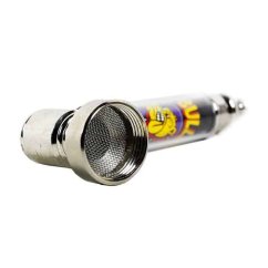 The Buldog - Kovová šlukovka zalomená s náhradním sítkem - 7 cm