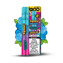 Kurwa Rocket - Blueberry Sour ICE (Kyselá borůvka s ledem) - 20mg