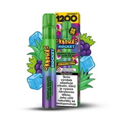 Kurwa Rocket - Purple Grape Aloe ICE (Purple Grape & Aloe with Ice) - 20 mg