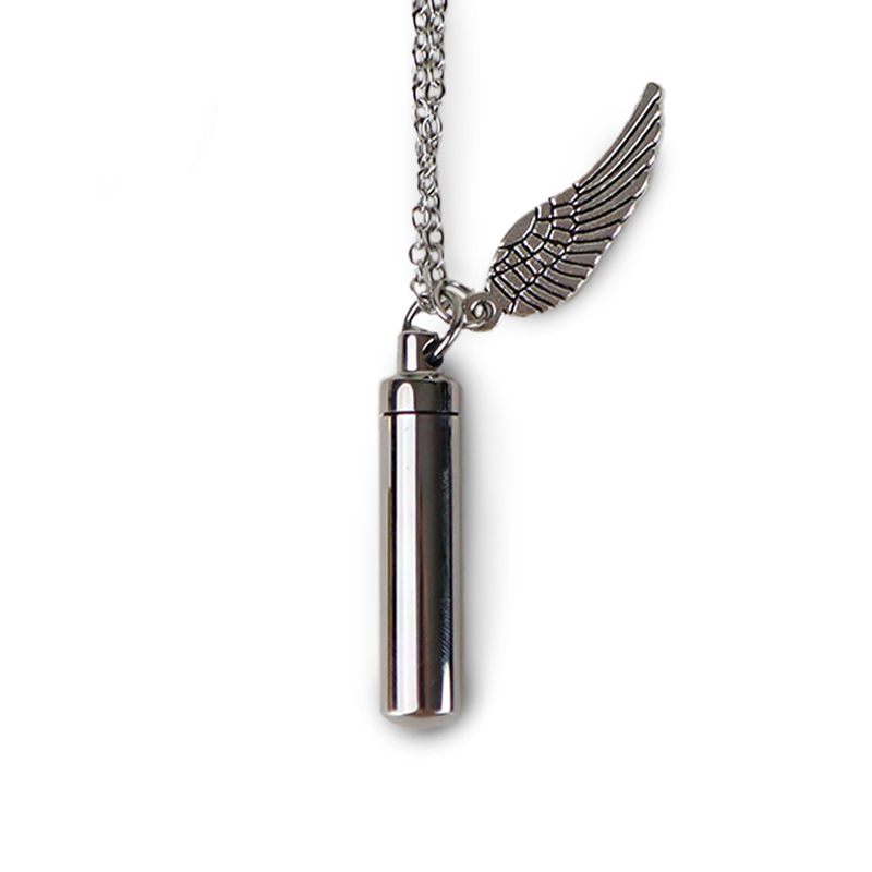 Collier avec capsule secrète – Argent