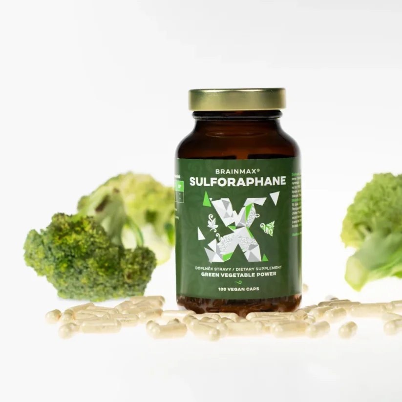 BrainMax Sulforaphane 35 mg | Sulforaphane avec myrosinase de brocoli – 100 gélules végétales
