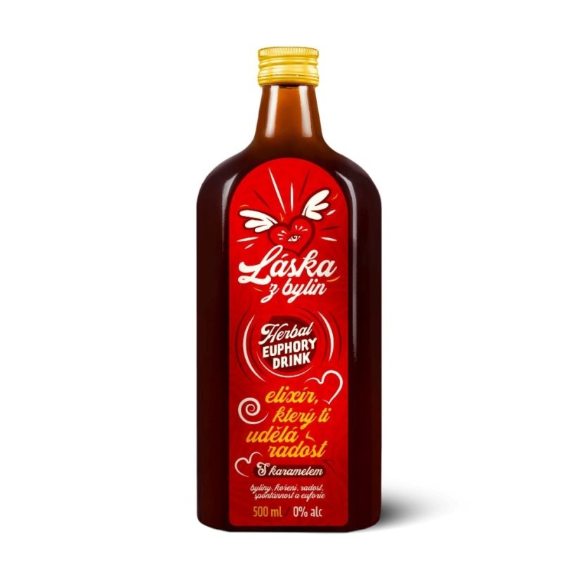 Herbal Euphory - Bylinný nápoj Láska – 500 ml