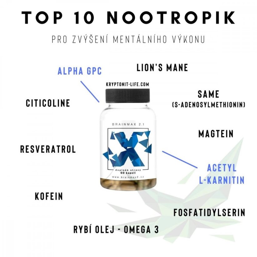 BrainMax - NeuroHacker - Mise à niveau de la dopamine ! - 60 capsules - Performance et Motivation