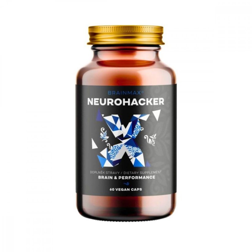 BrainMax - NeuroHacker - Mise à niveau de la dopamine ! - 60 capsules - Performance et Motivation