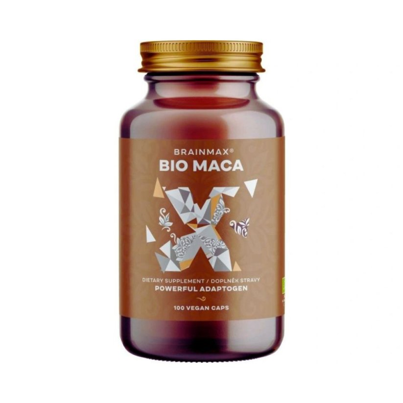 BIO Maca 740 mg - BrainMax | 100 pflanzliche Kapseln