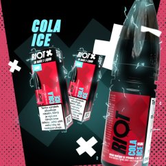 RIOT X Salt Cola Ice (Cola glacĂ©e) 20mg â 10ml